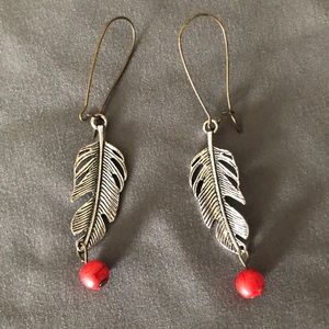 Plunder Design Feather Earrings